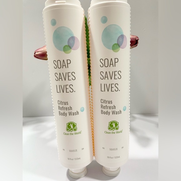 CLEAN THE WORLD CITRUS BODY WASH - EXTRA LARGE 18oz - Picture 9 of 13